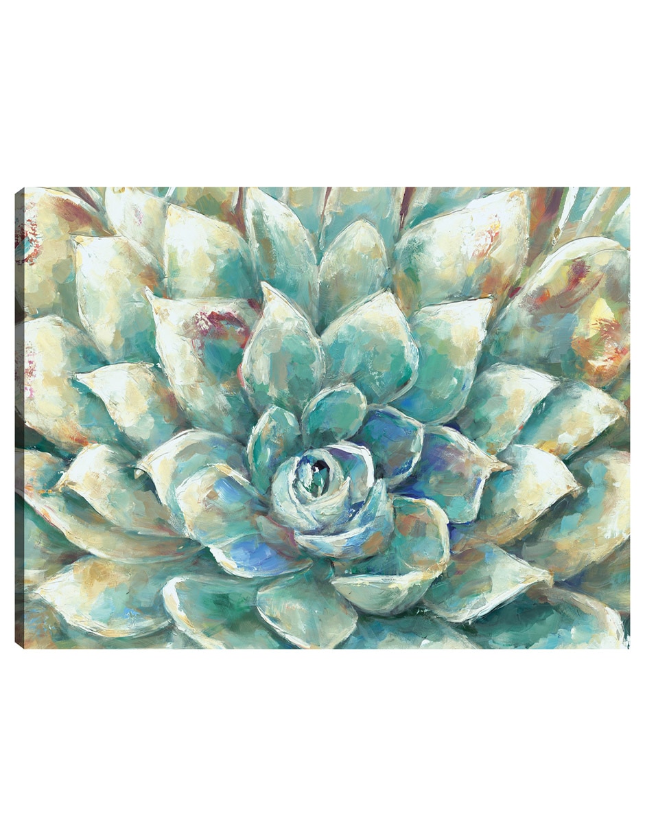 Cuadro decorativo Flor de Cacto técnica mixta Floración