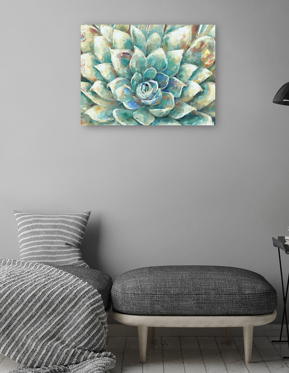 Cuadro decorativo Flor de Cacto técnica mixta Floración 4