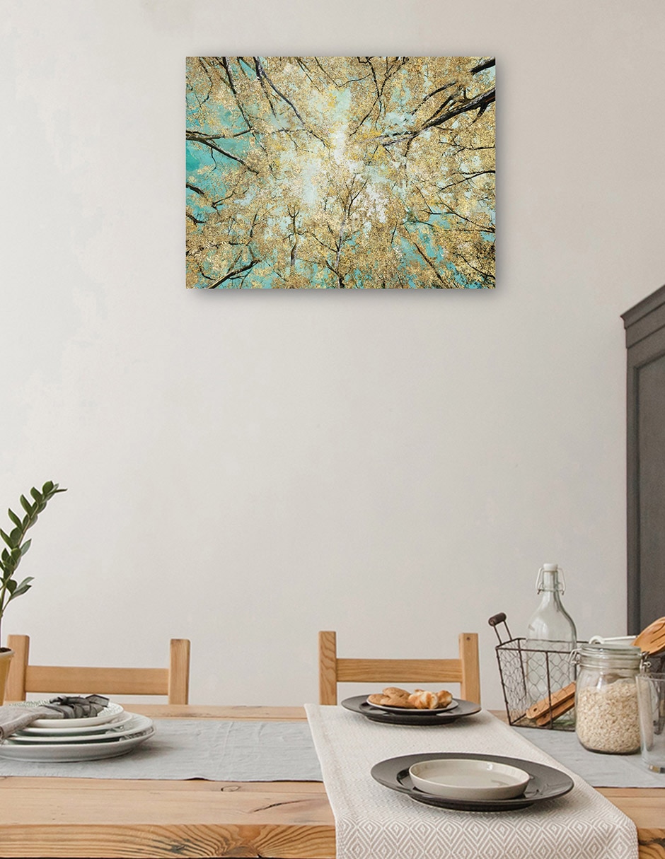 Cuadro decorativo Cielo Alto técnica mixta Primavera 4