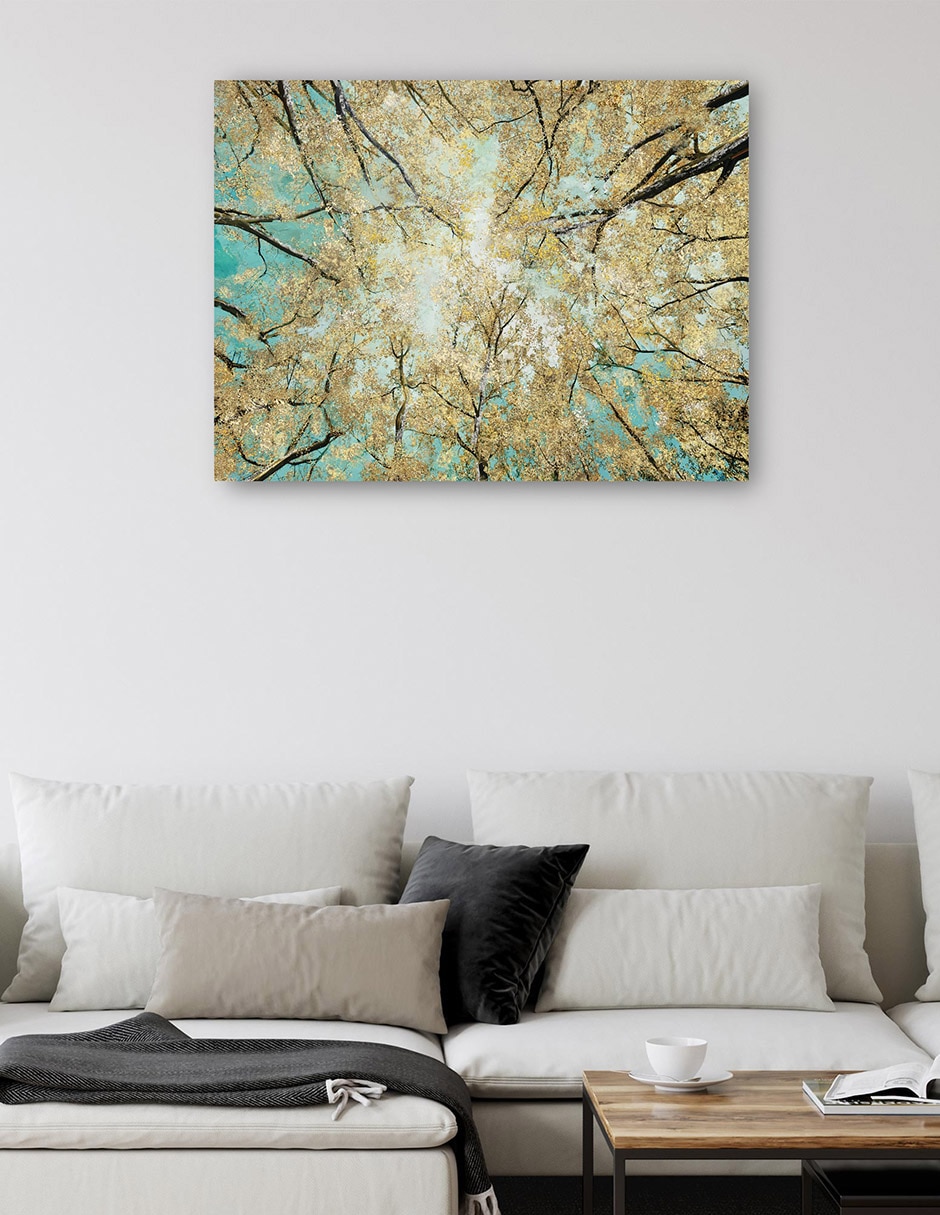 Cuadro decorativo Cielo Alto técnica mixta Primavera 5