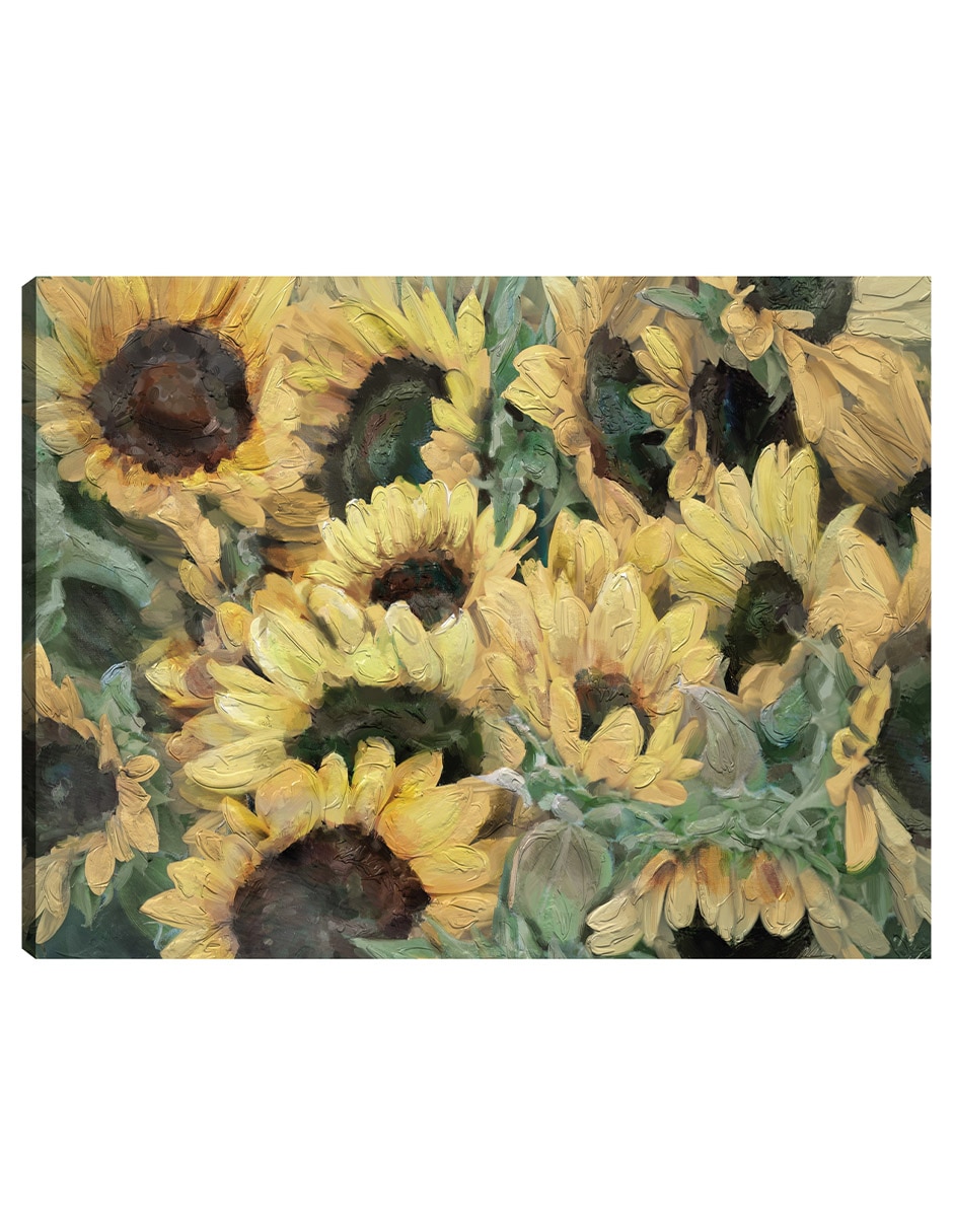 Cuadro decorativo Gafas de Sol técnica mixta Girasoles