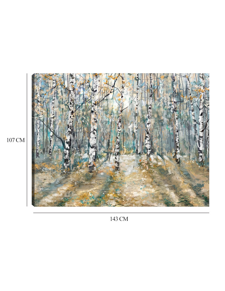 Cuadro decorativo Árboles de caleidoscopio II técnica mixta Bosques 2