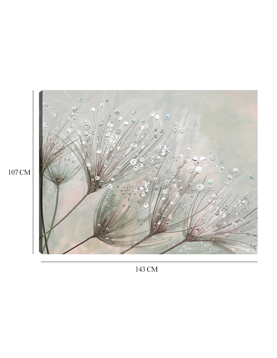 Cuadro decorativo Gotas de Rocío técnica mixta Primavera 2