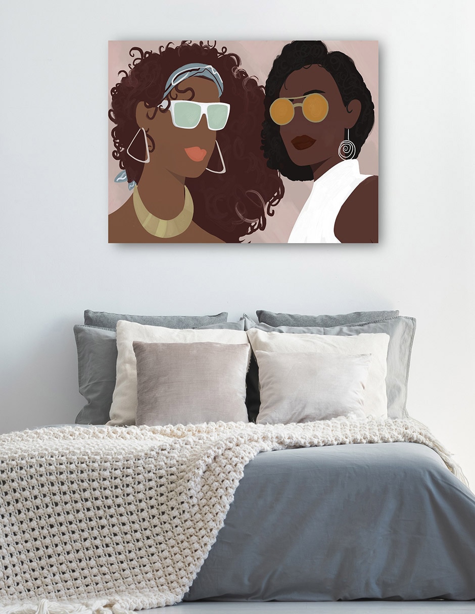 Cuadro decorativo Novias técnica mixta Moderno 3