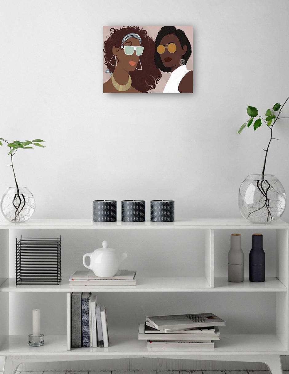 Cuadro decorativo Novias técnica mixta Moderno 6