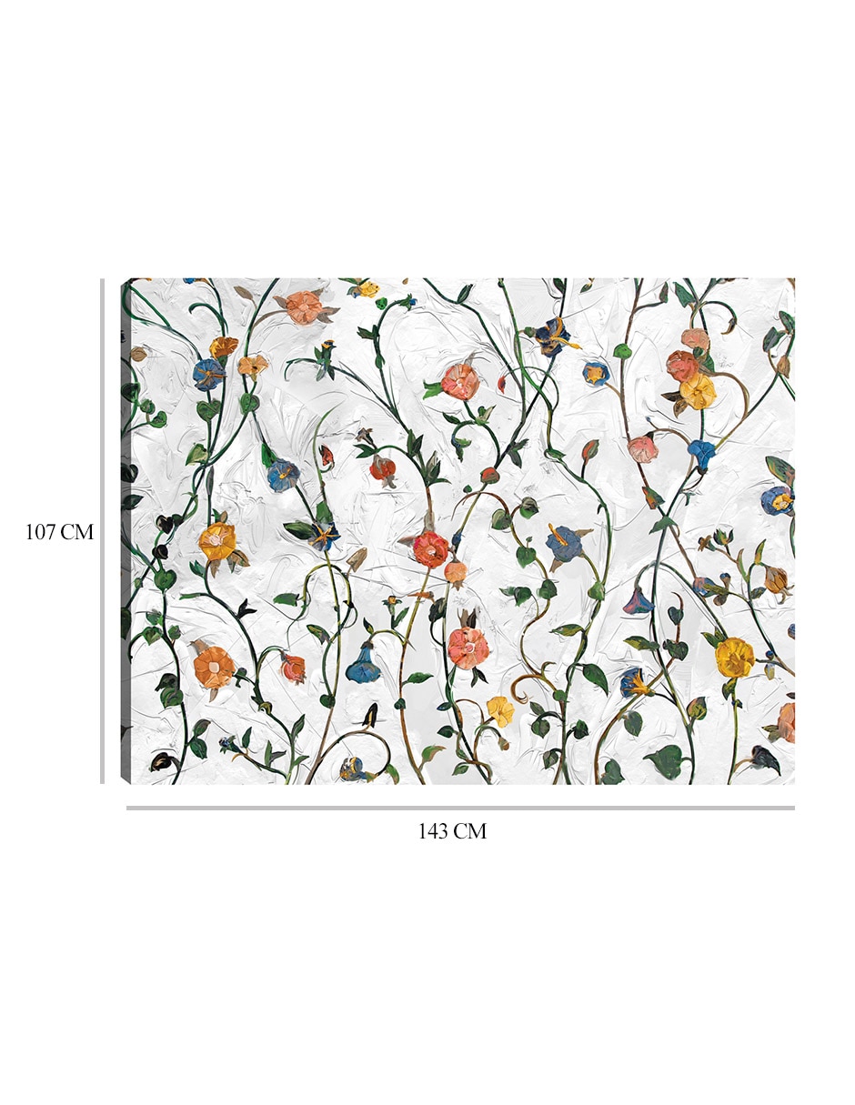 Cuadro decorativo Enrejado de Jardín técnica mixta Primavera 2