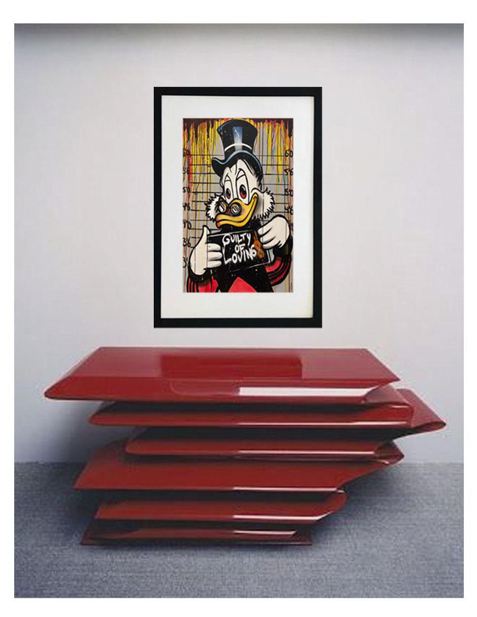 Pintura Rico Mc Pato técnica acrílico 3