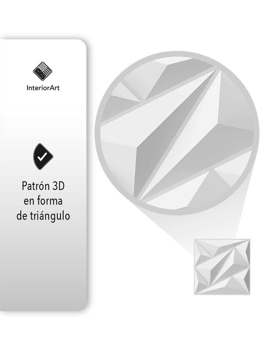 Vinil decorativo lavable triangular 3