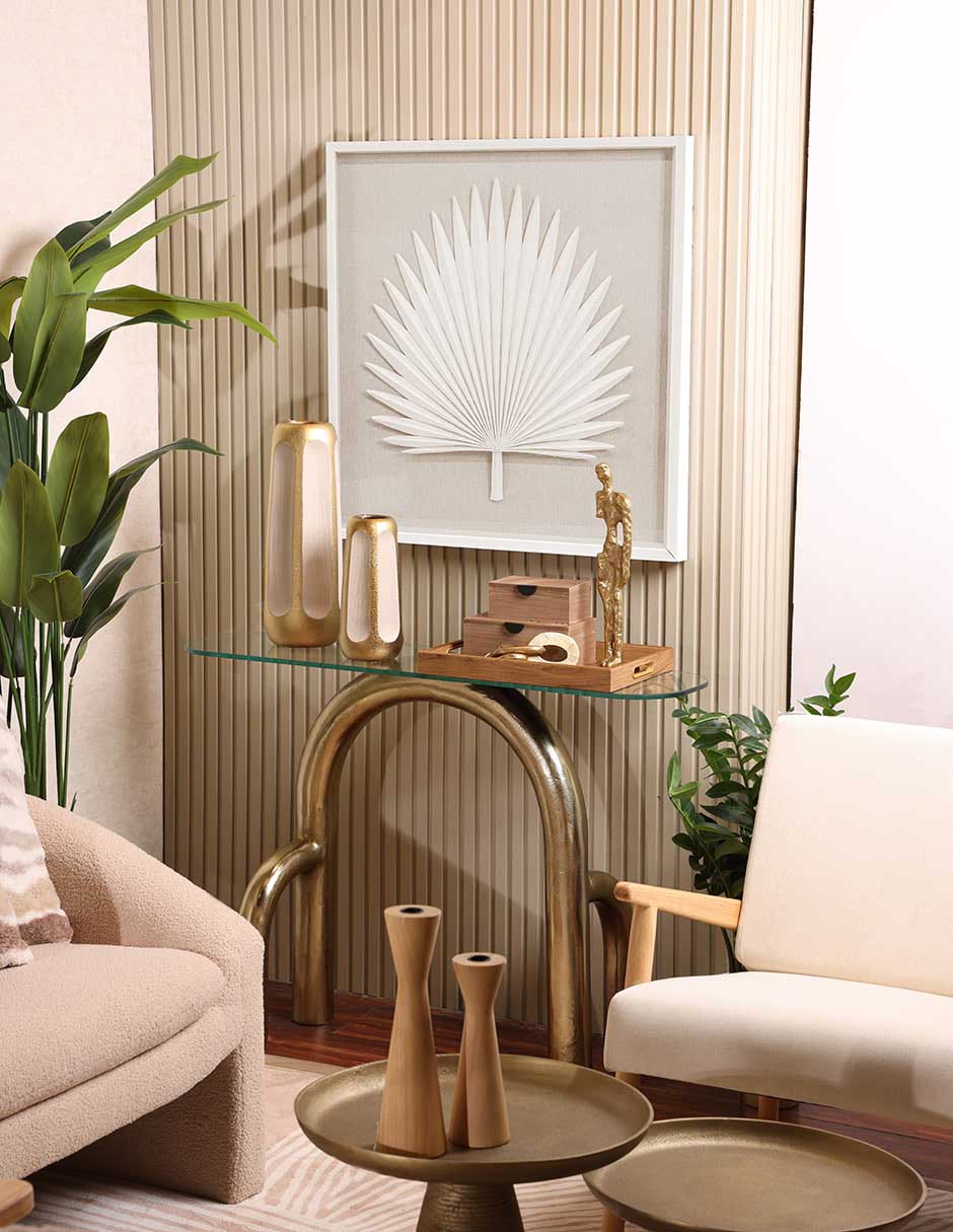 Cuadro decorativo wabi palm 3