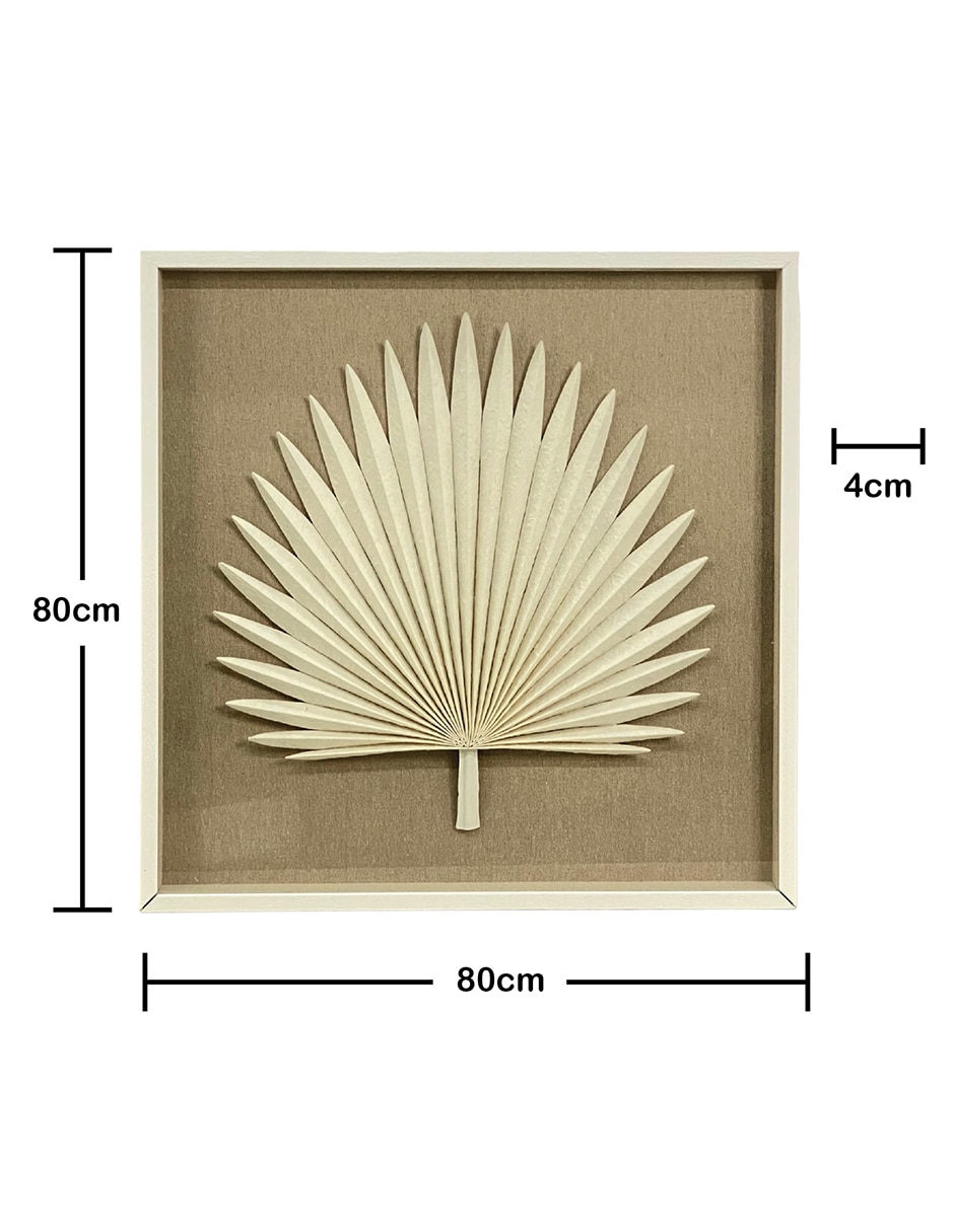 Cuadro decorativo wabi palm 4