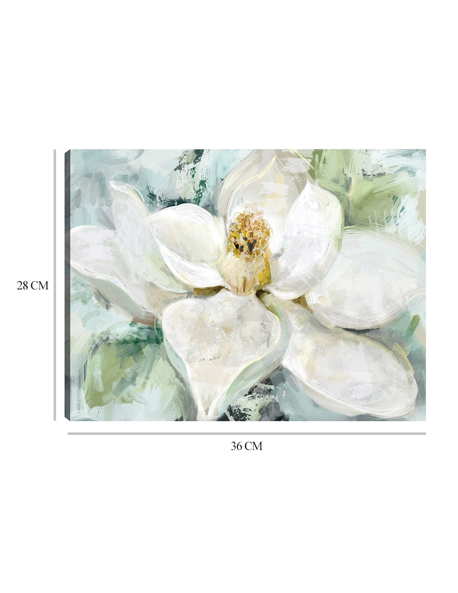 Cuadro decorativo Magnolia de la mañana técnica mixta Floración 2
