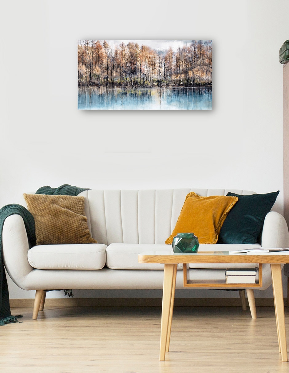 Cuadro decorativo técnica mixta Lagos 6