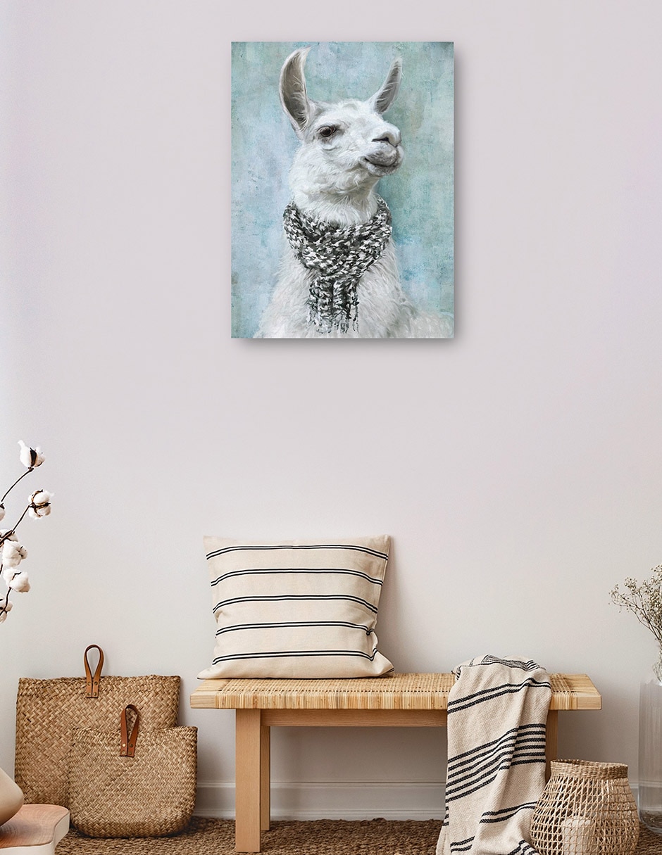 Cuadro decorativo técnica mixta Animales Domésticos 4