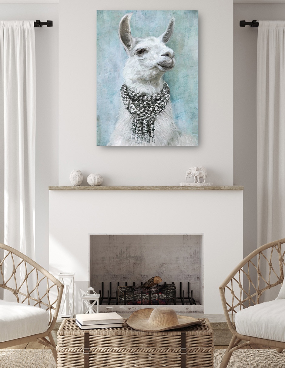 Cuadro decorativo técnica mixta Animales Domésticos 5