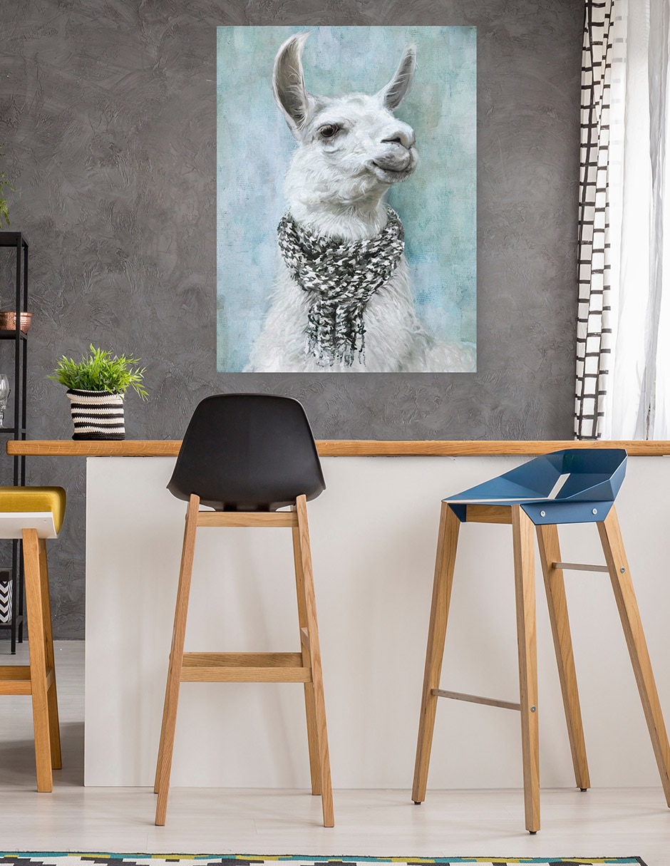 Cuadro decorativo técnica mixta Animales Domésticos 6