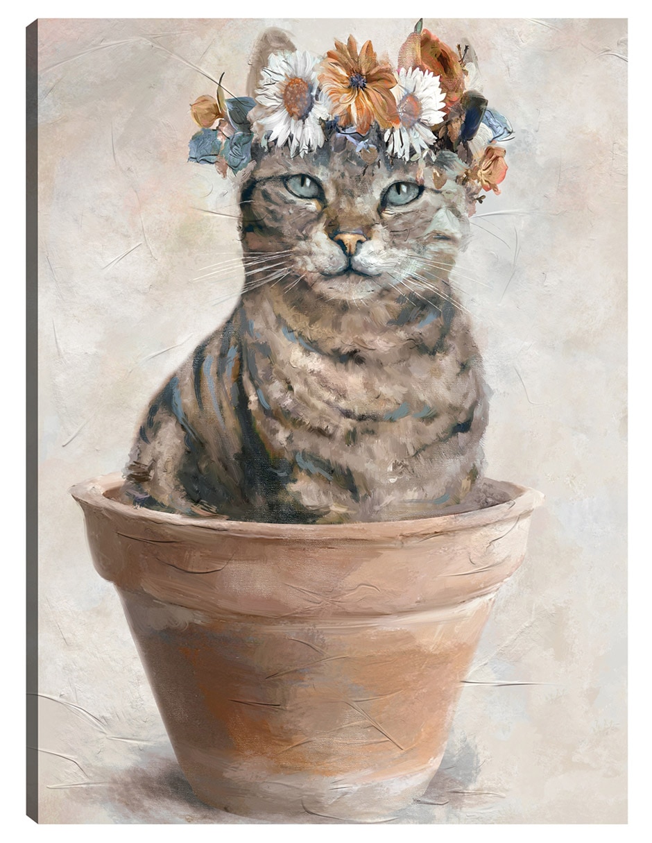 Cuadro decorativo técnica mixta Animales Domésticos