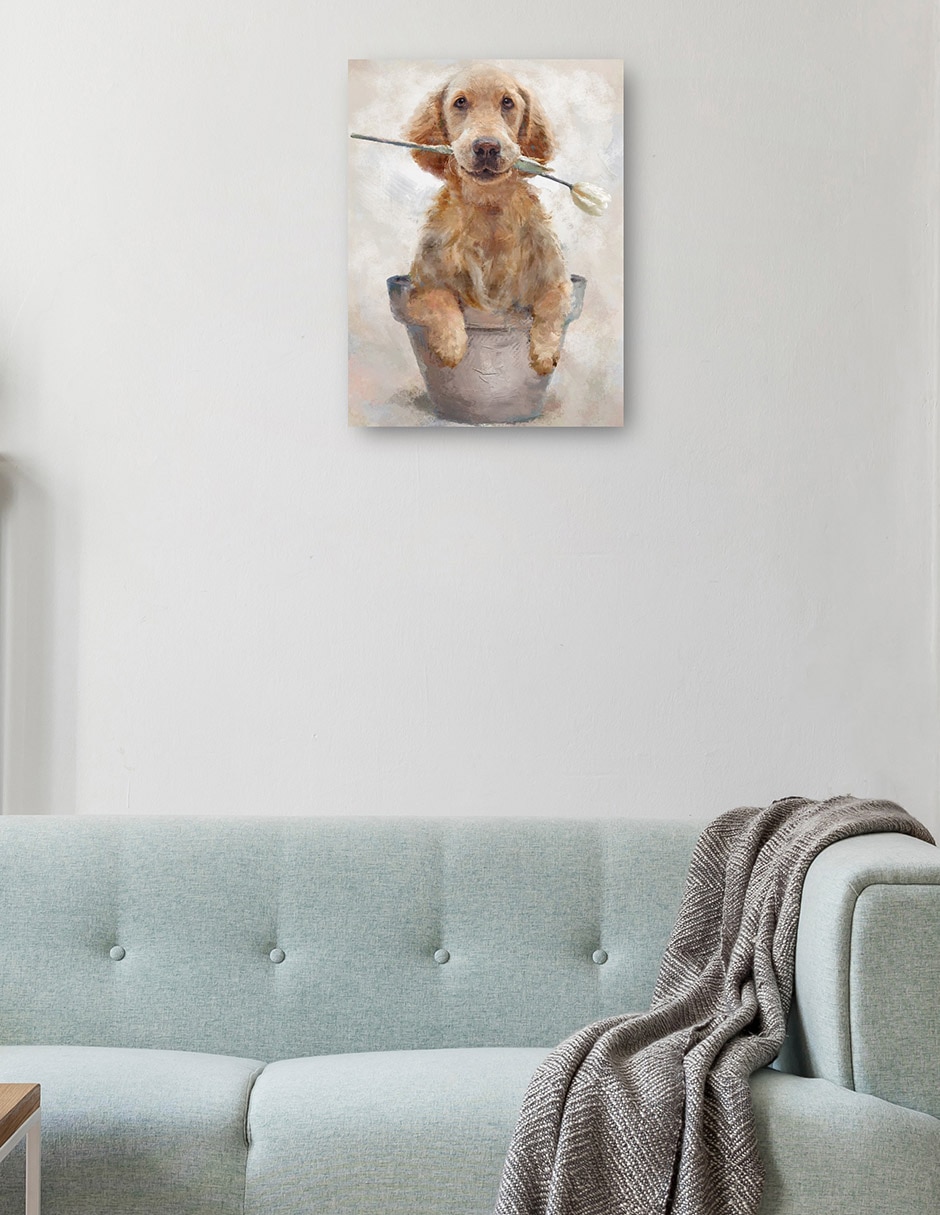 Cuadro decorativo técnica mixta Animales Domésticos 2