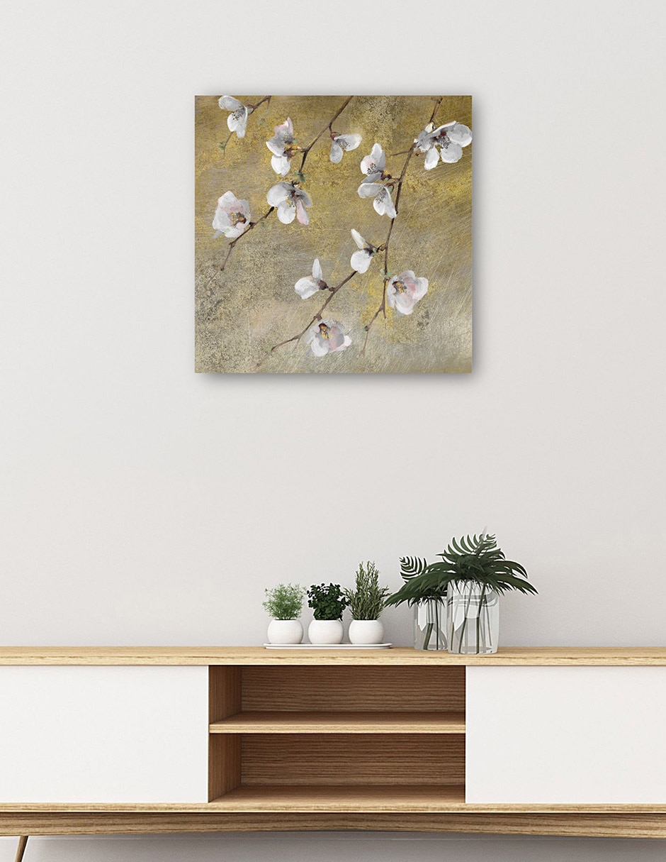 Cuadro decorativo técnica mixta Floración 6