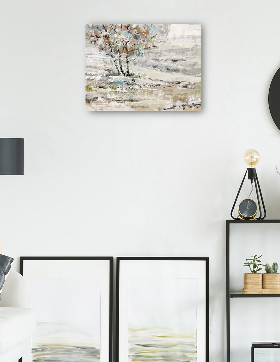 Cuadro decorativo técnica mixta Árboles 4