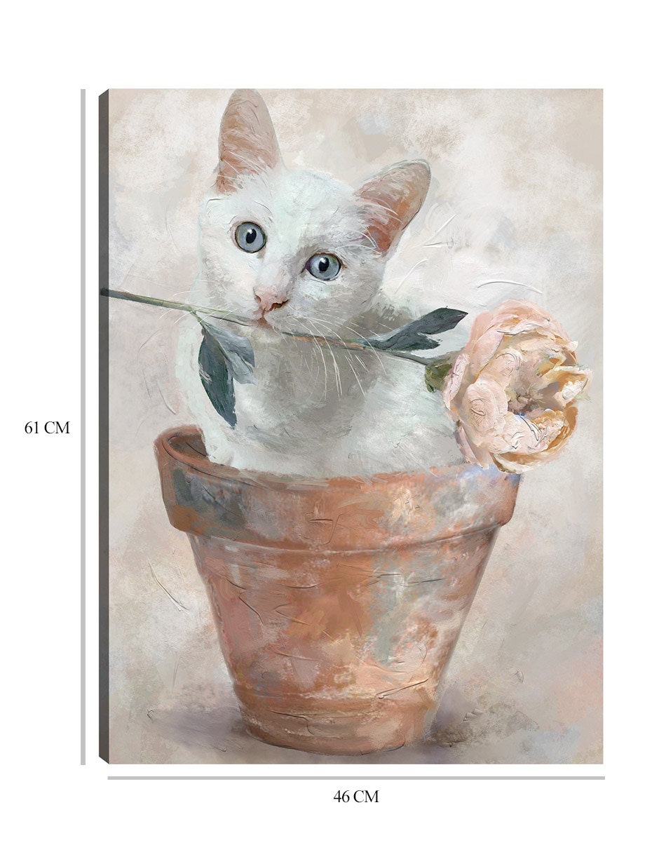 Cuadro decorativo técnica mixta Animales Domésticos 2