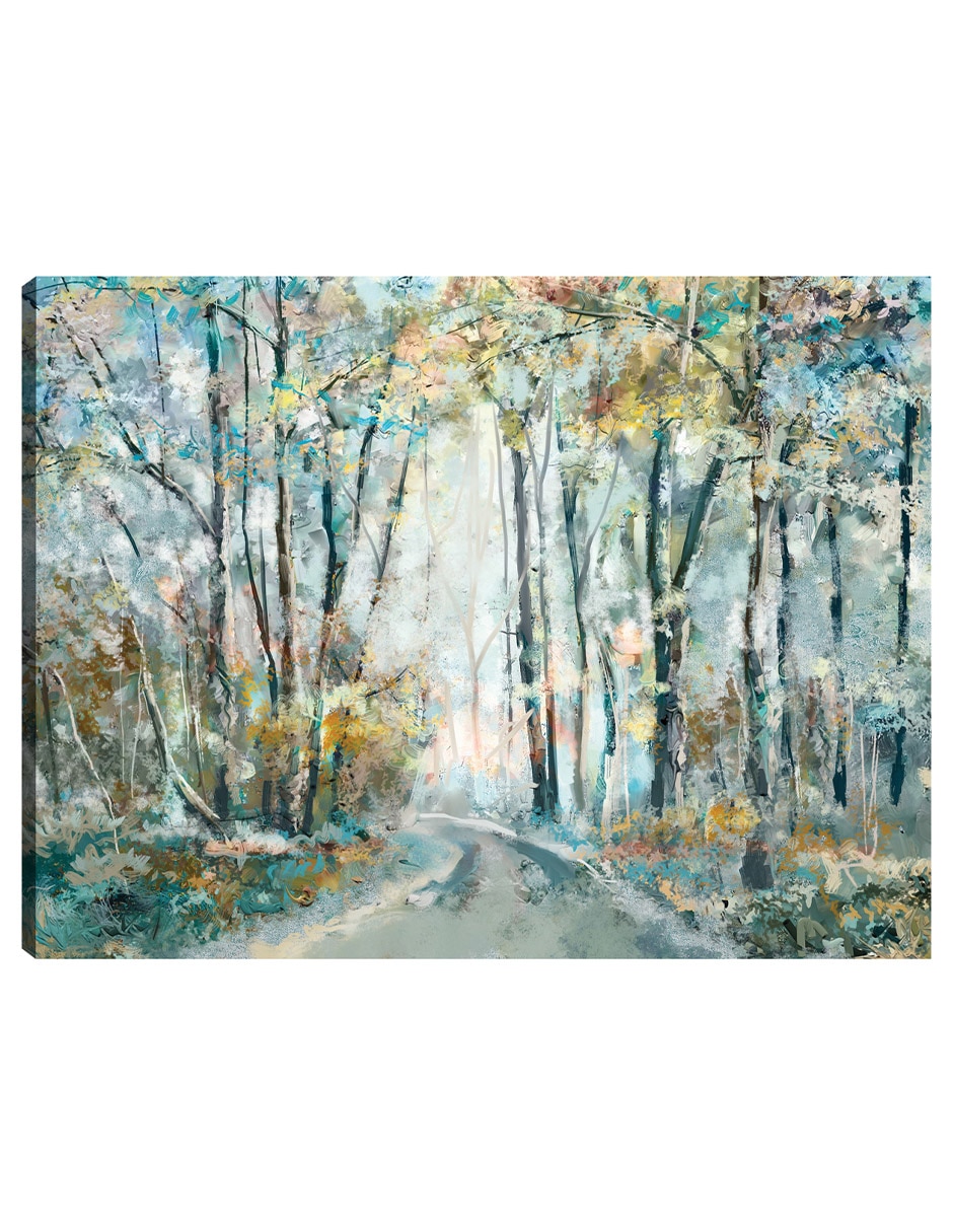 Cuadro decorativo técnica mixta Bosques Cuadro decorativo técnica mixta Bosques