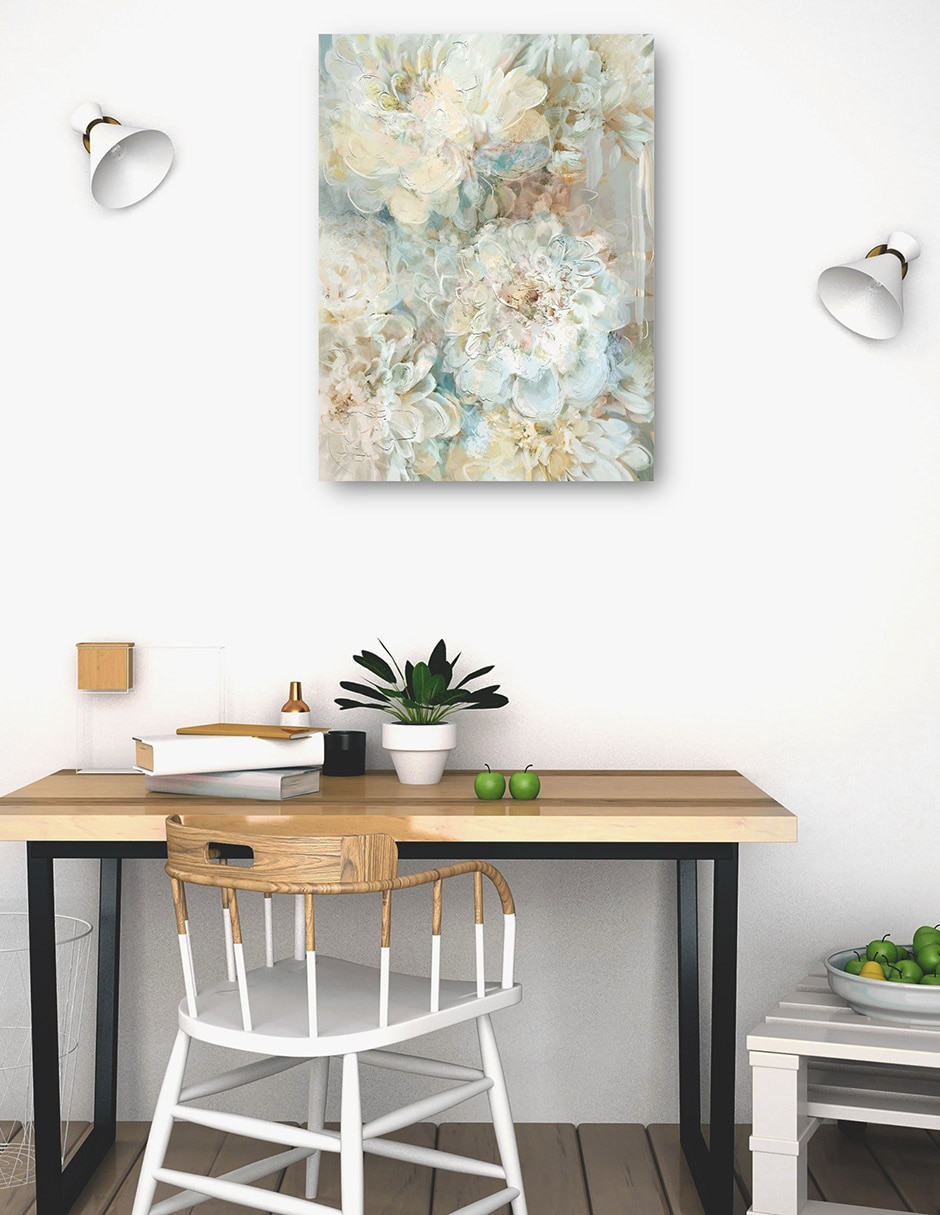 Cuadro decorativo técnica mixta Floración 5