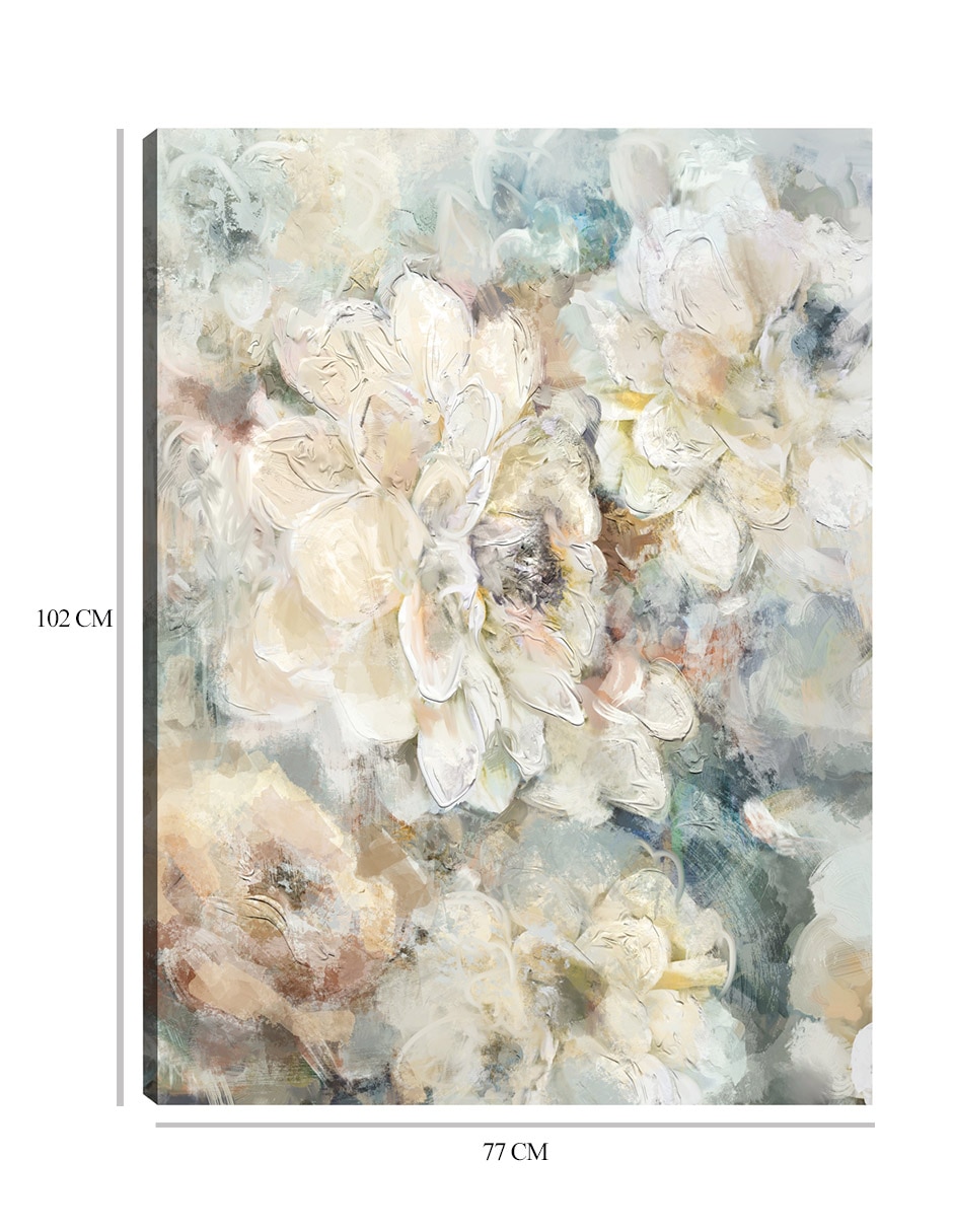 Cuadro decorativo técnica mixta Floración 2