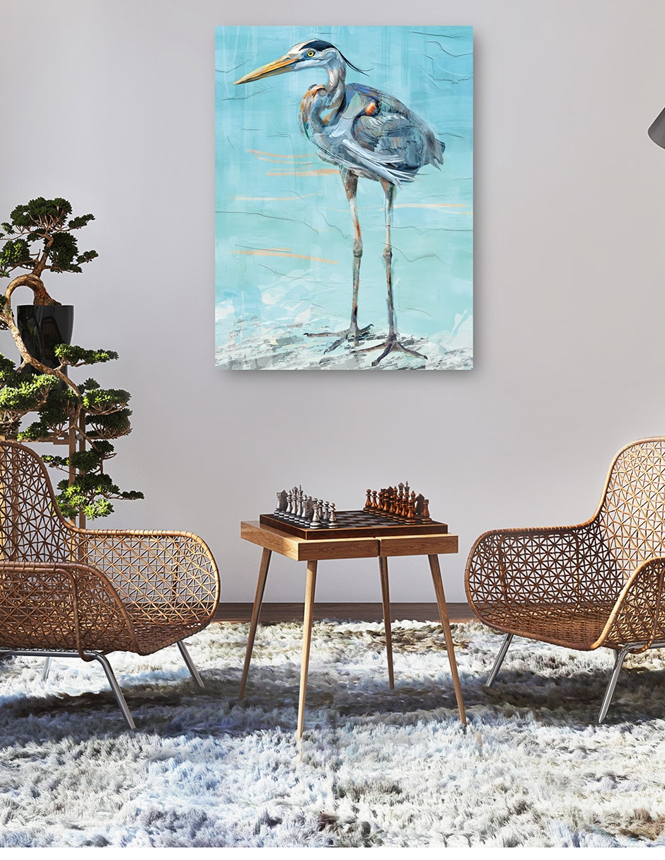 Cuadro decorativo técnica mixta Animales Marinos 5