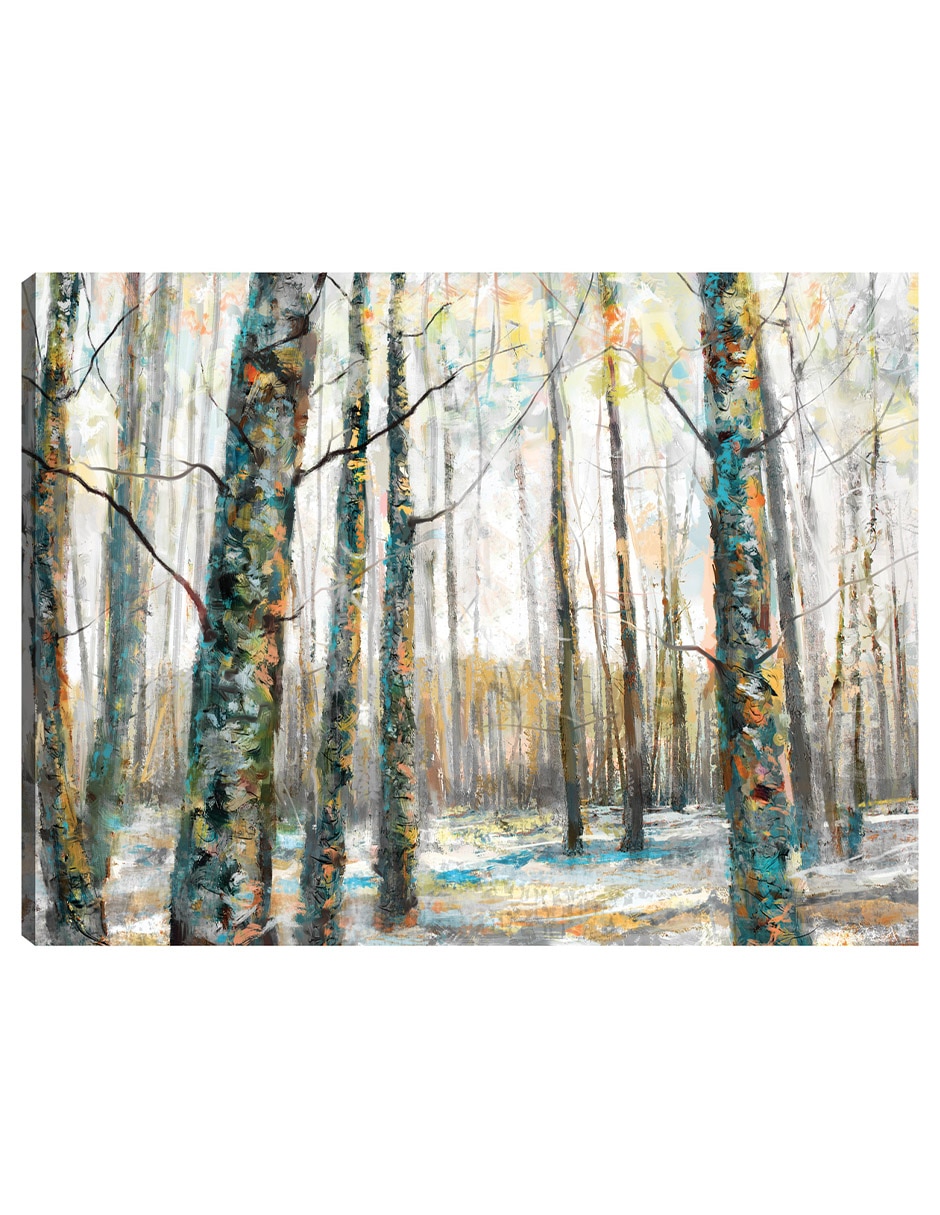Cuadro decorativo técnica mixta Bosques Cuadro decorativo técnica mixta Bosques