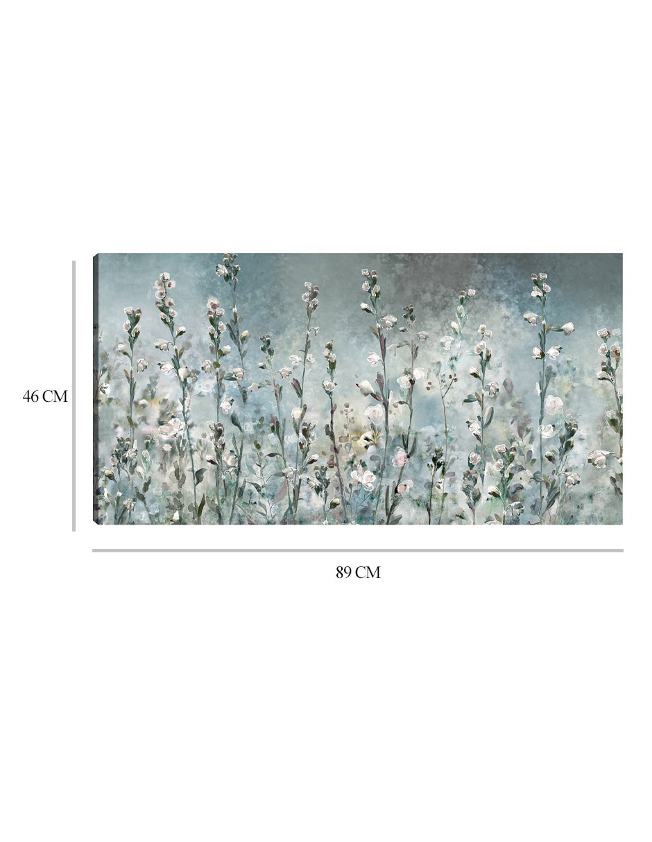 Cuadro decorativo técnica mixta Floración 3
