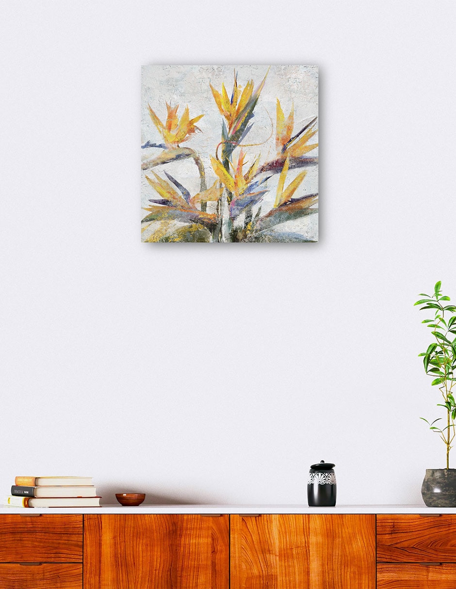 Cuadro decorativo técnica mixta Floración 8