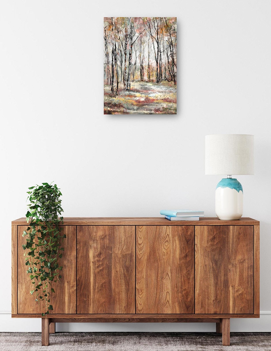 Cuadro decorativo técnica mixta Caminos 2