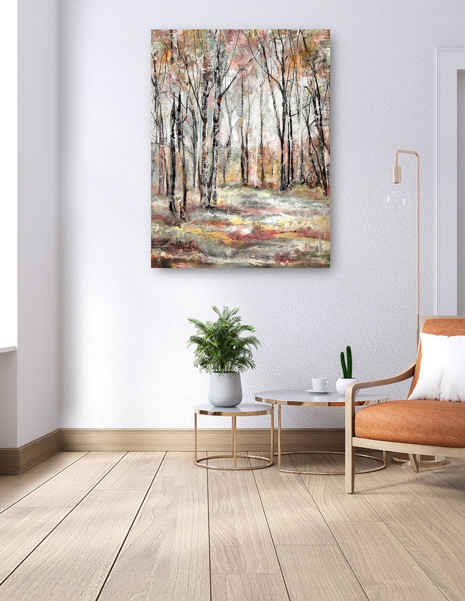 Cuadro decorativo técnica mixta Caminos 6
