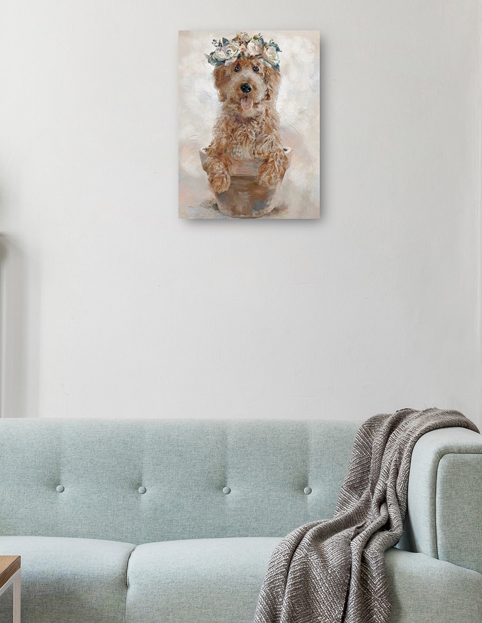 Cuadro decorativo técnica mixta Animales Domésticos 2