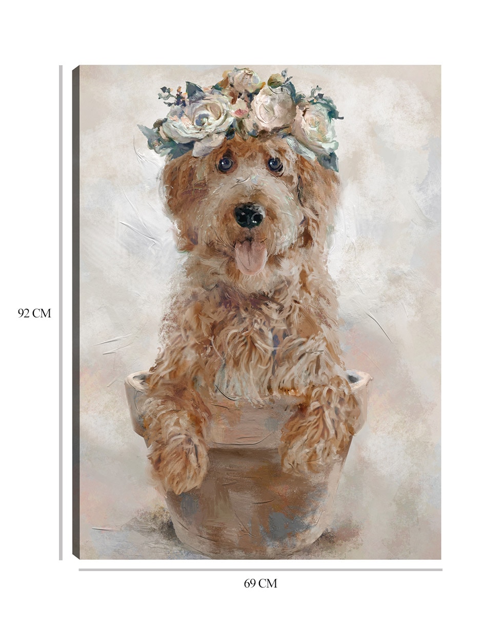 Cuadro decorativo técnica mixta Animales Domésticos 2