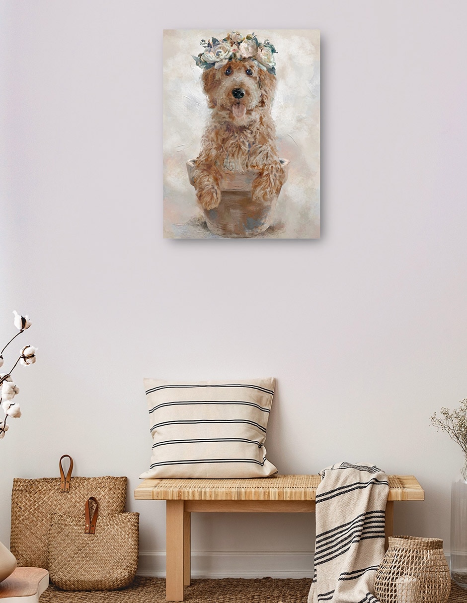 Cuadro decorativo técnica mixta Animales Domésticos 3