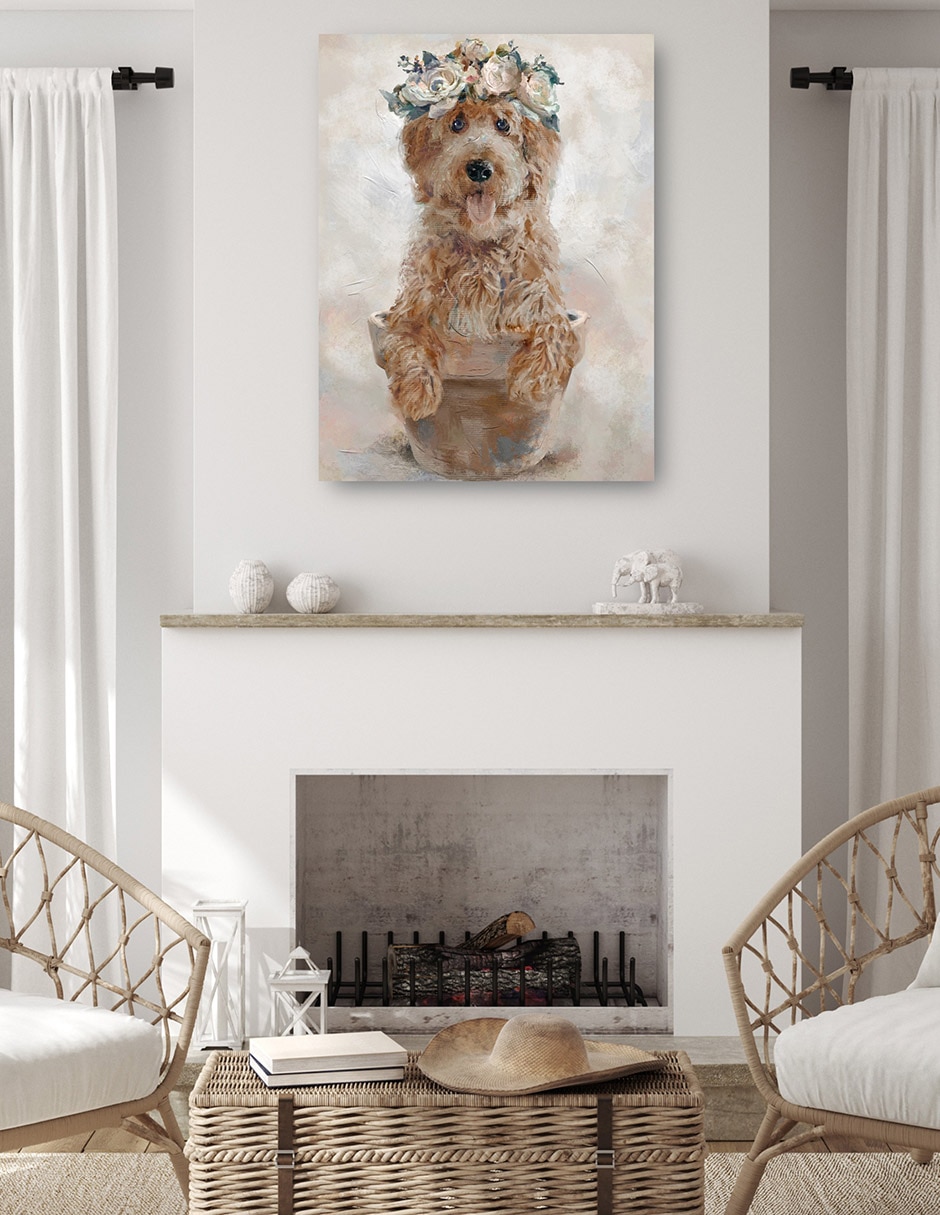 Cuadro decorativo técnica mixta Animales Domésticos 4