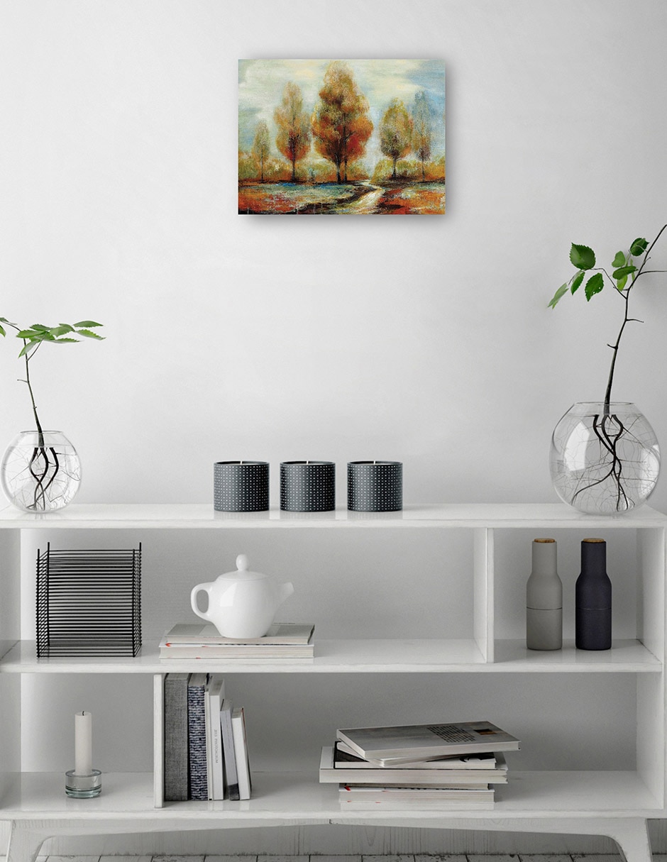 Cuadro decorativo técnica mixta Caminos 2