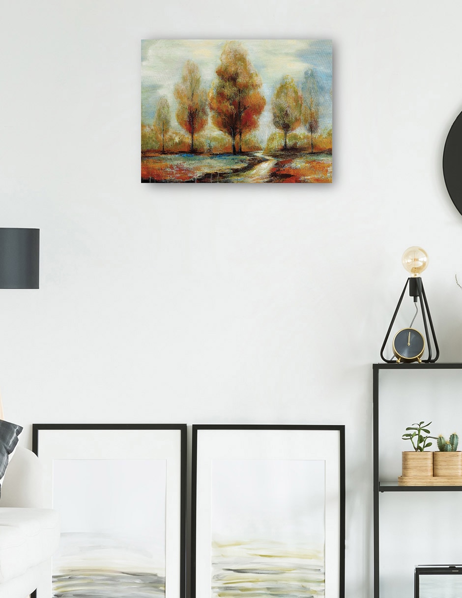 Cuadro decorativo técnica mixta Caminos 3