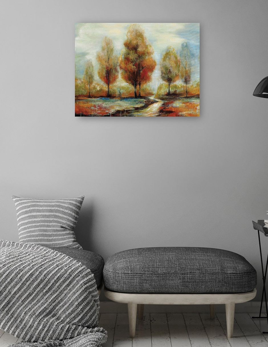 Cuadro decorativo técnica mixta Caminos 4
