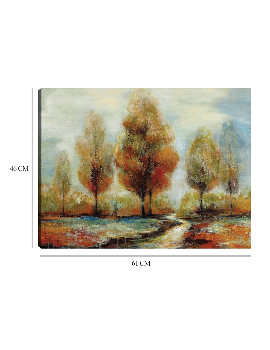 Cuadro decorativo técnica mixta Caminos 2