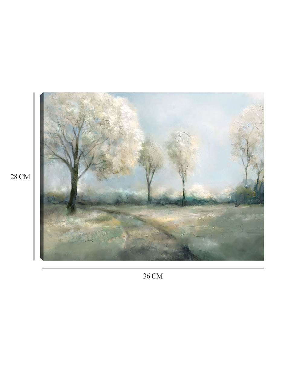 Cuadro decorativo técnica mixta Caminos 2