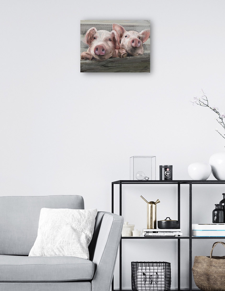 Cuadro decorativo técnica mixta Animales Domésticos 3