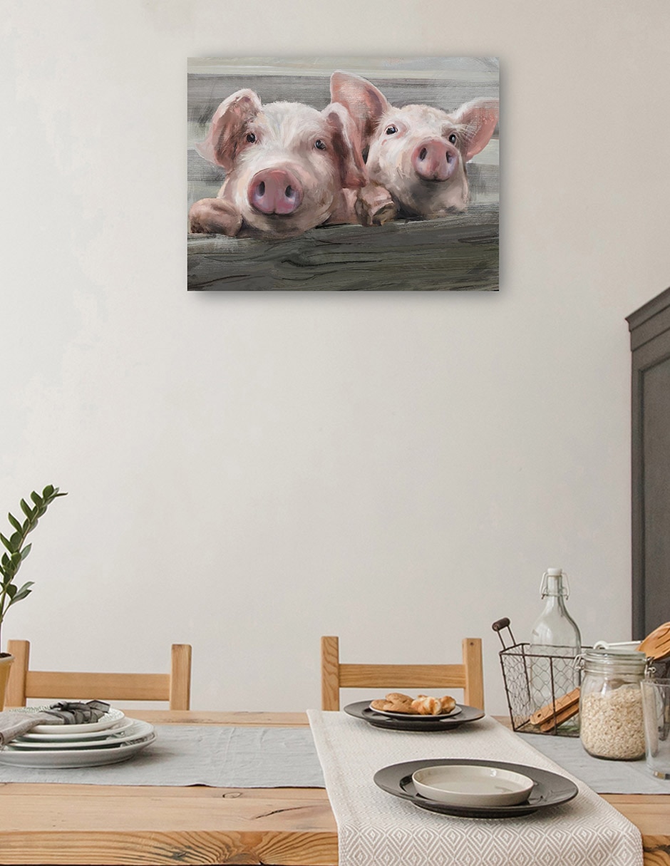 Cuadro decorativo técnica mixta Animales Domésticos 5
