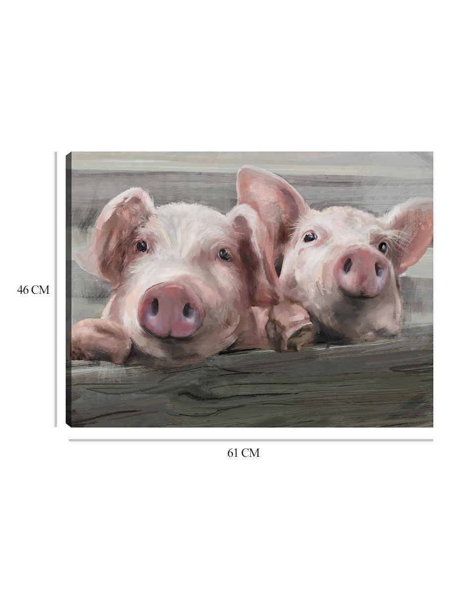 Cuadro decorativo técnica mixta Animales Domésticos 2