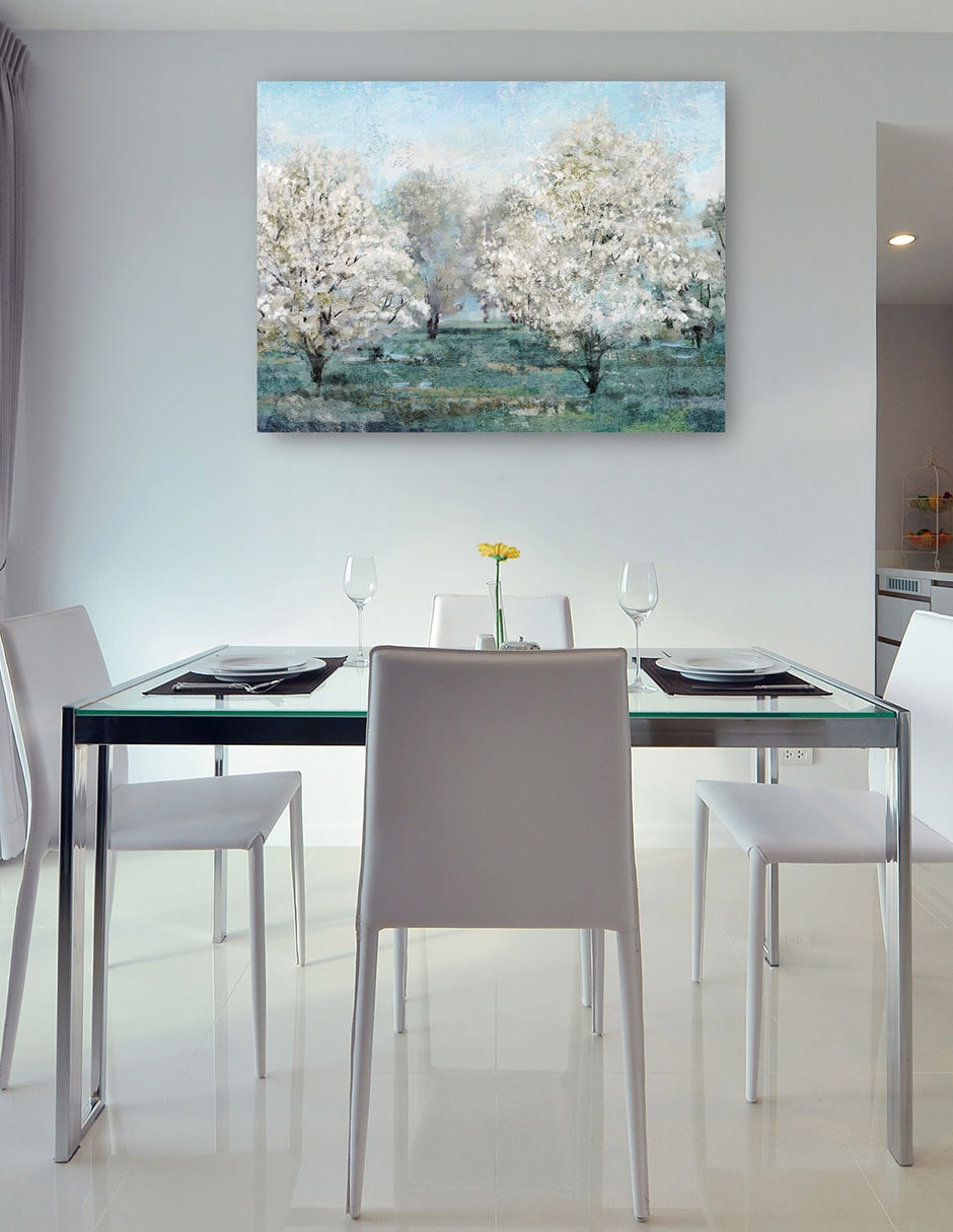 Cuadro decorativo técnica mixta Bosques 7