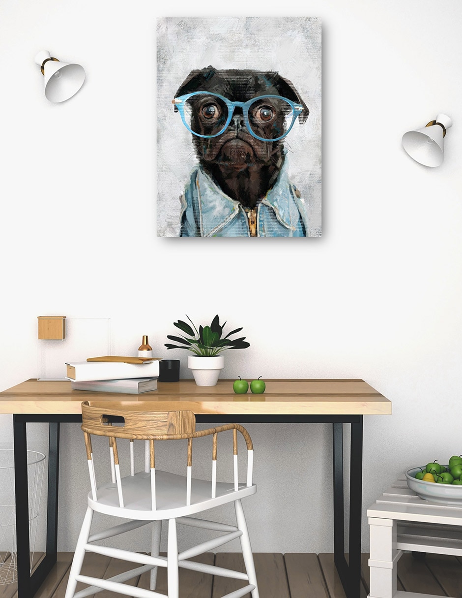 Cuadro decorativo técnica mixta Animales Domésticos 5