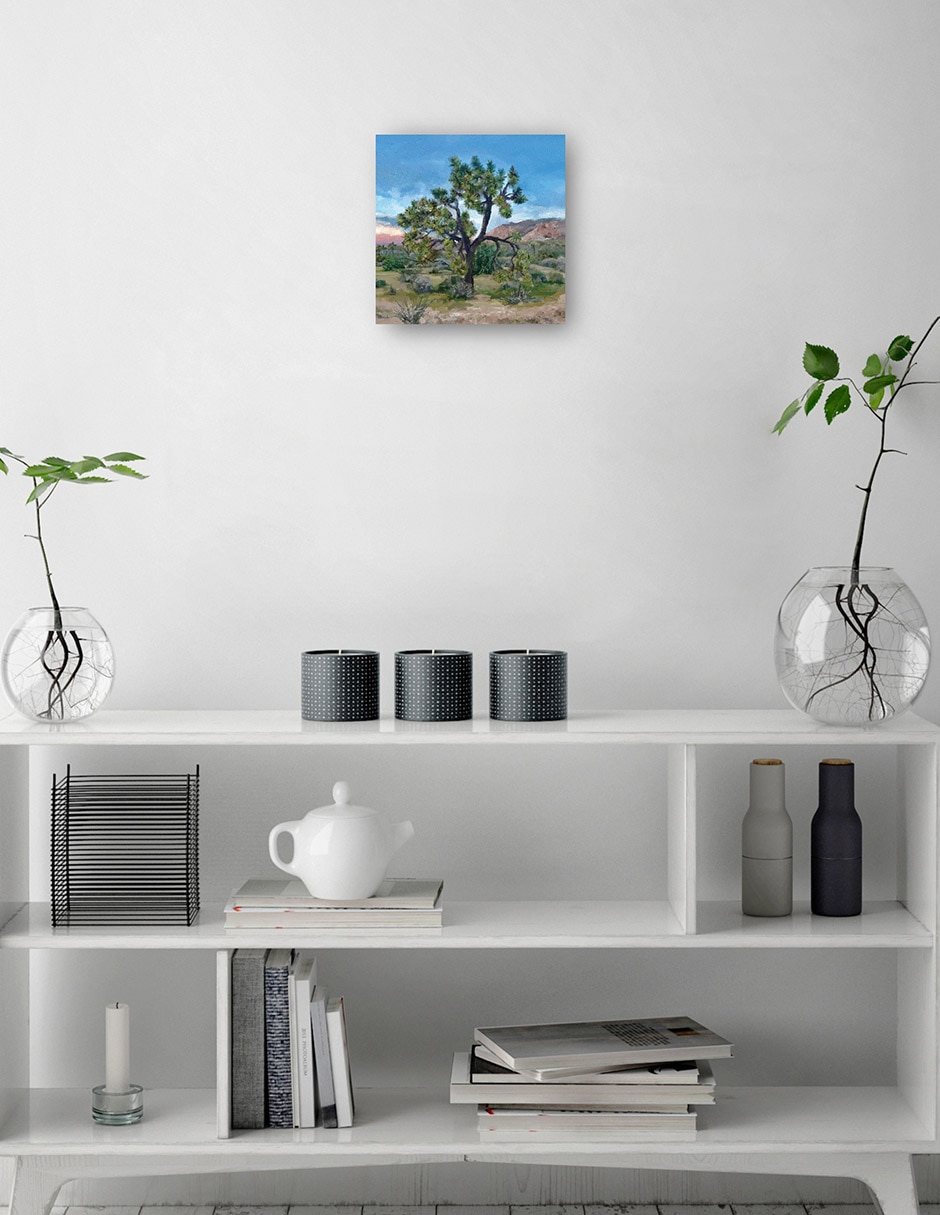 Cuadro decorativo técnica mixta Árboles 3