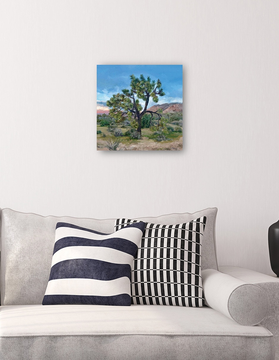 Cuadro decorativo técnica mixta Árboles 5