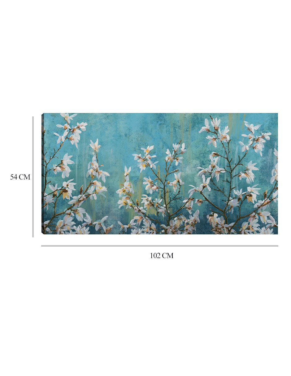 Cuadro decorativo técnica mixta Floración 2